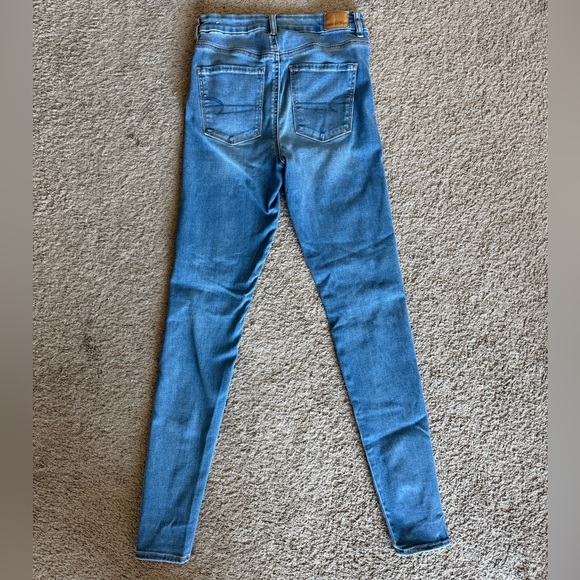 American Eagle 6X-Long Classic Blue Women's Skinny Jeans - Picture 3 of 3